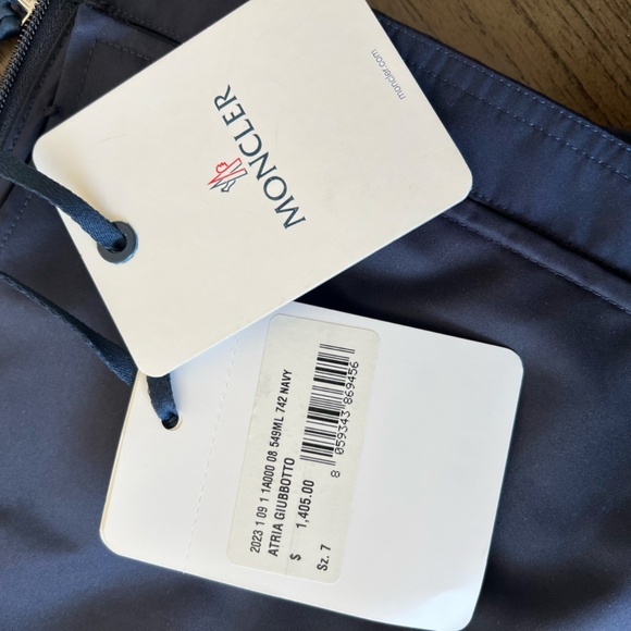 MONCLER Men's ATRIA Hooded Jacket Navy 1A00008 549 ML 742 - Picture 15 of 16